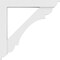 Ekena Millwork Standard Olympic Architectural Grade PVC Bracket with Traditional Ends, 3"W x 30"D x 30"H BKTP03X30X30OLY01 - alternate 2